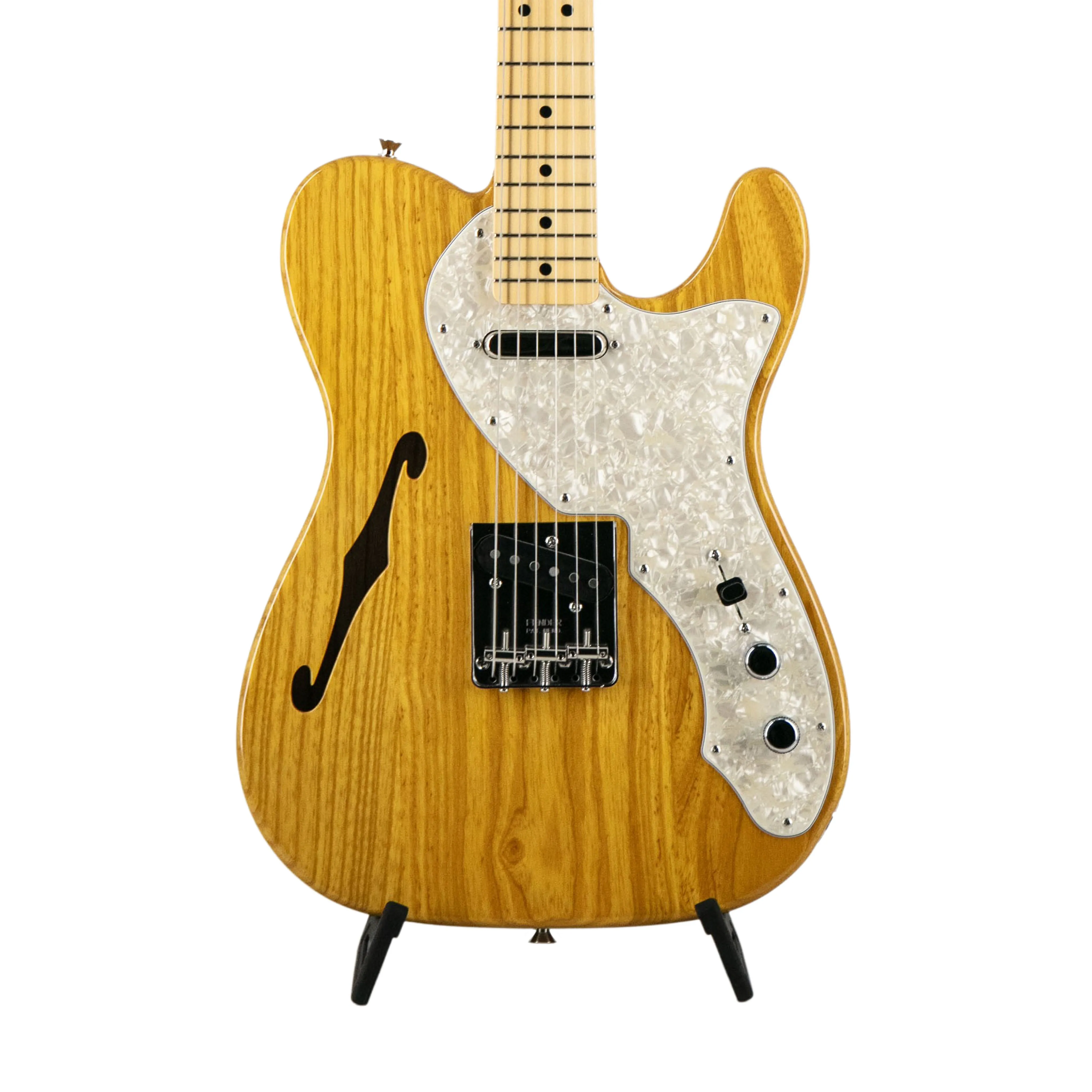 Fender FSR Collection Traditional 60s Telecaster Thinline Electric Guitar, Maple FB, Vintage Blonde