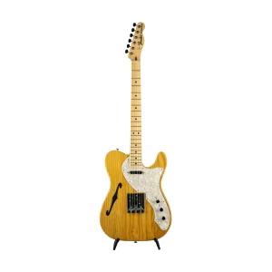 Fender FSR Collection Traditional 60s Telecaster Thinline Electric Guitar, Maple FB, Vintage Blonde