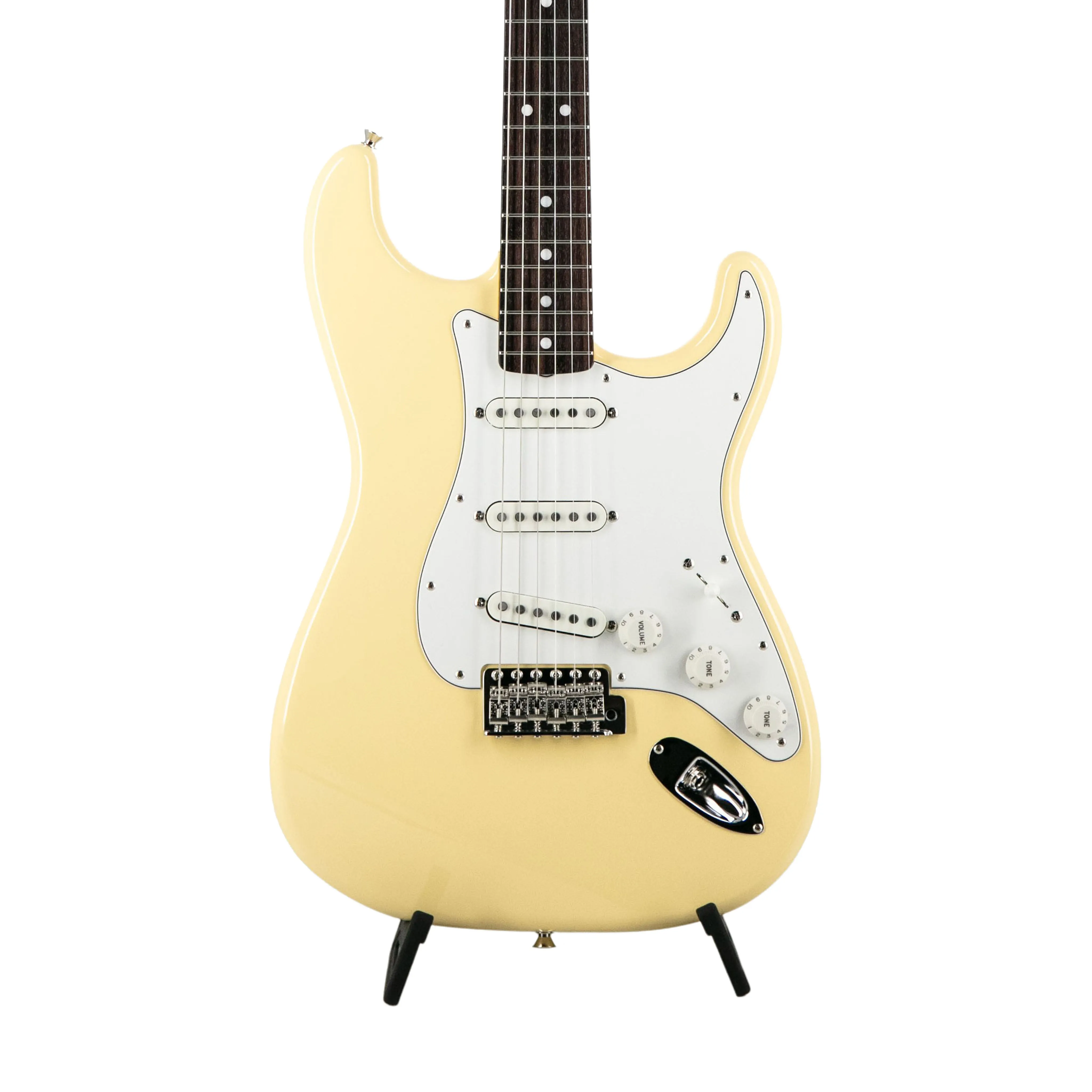 Fender FSR Collection Traditional Late 60s Stratocaster Electric Guitar, RW FB, Vintage White