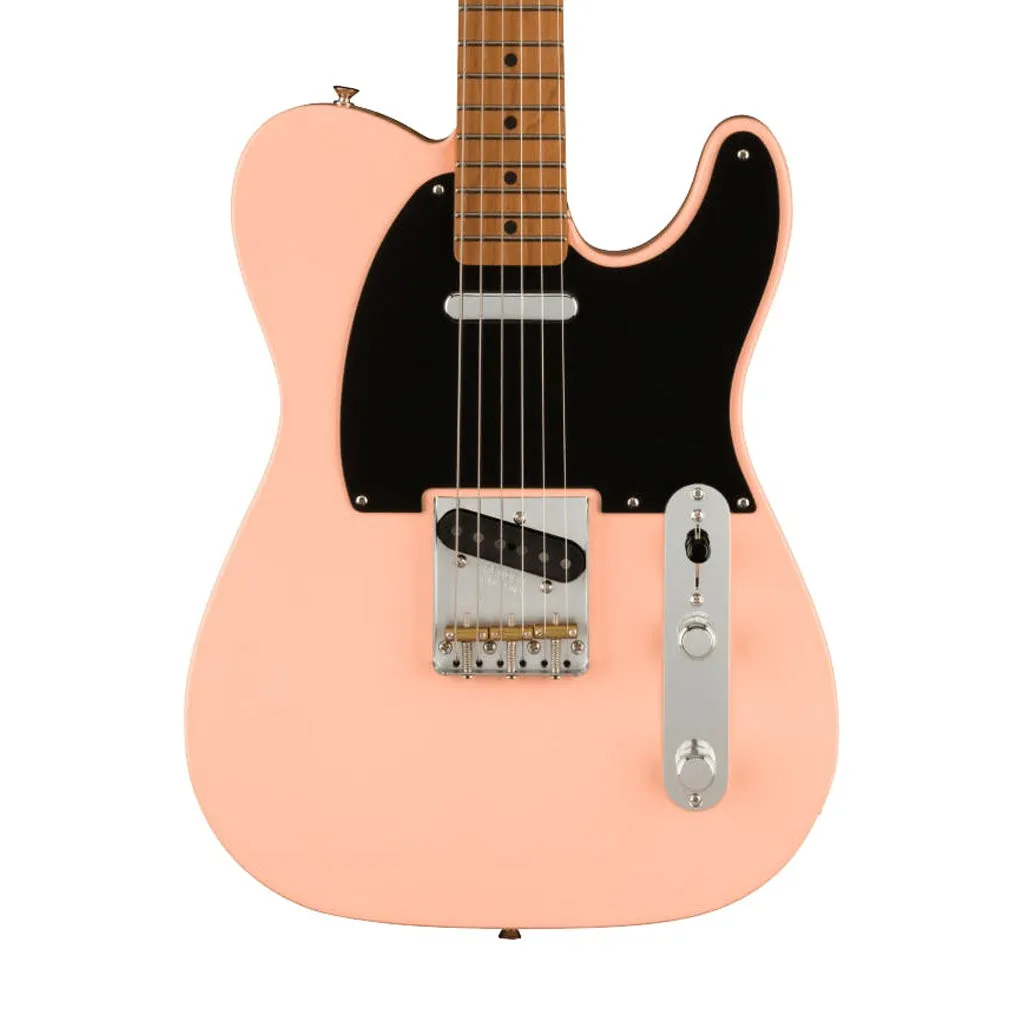Fender Ltd Ed Vintera 50s Telecaster Modified Electric Guitar, Roasted Maple FB, Shell Pink (B-Stock)