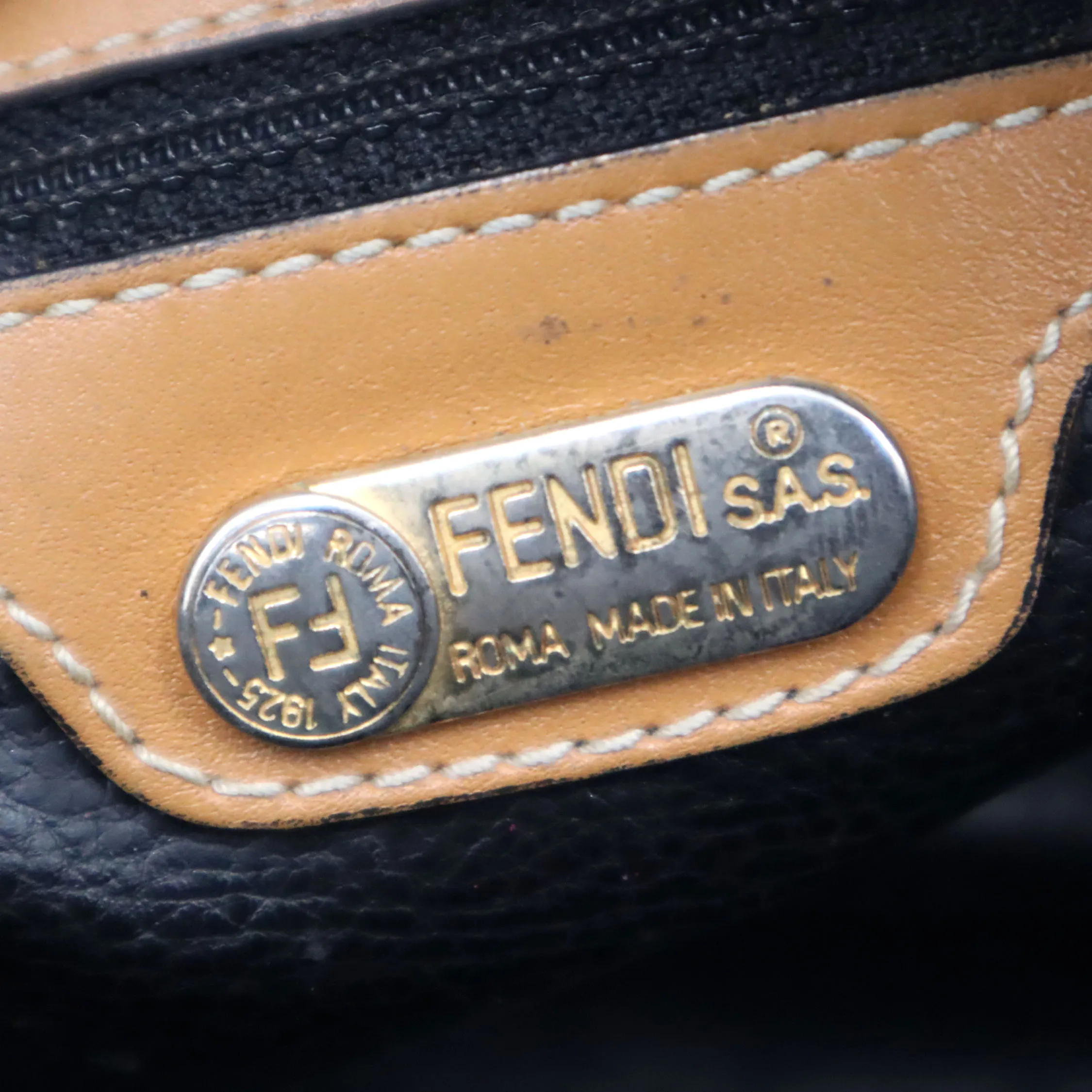 Fendi Zucca Canvas Crossbody Bag