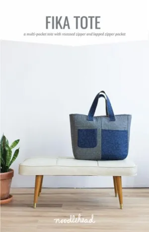 Fika Tote sewing pattern -- Noodlehead Patterns