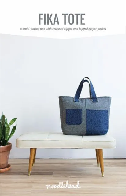 Fika Tote sewing pattern -- Noodlehead Patterns