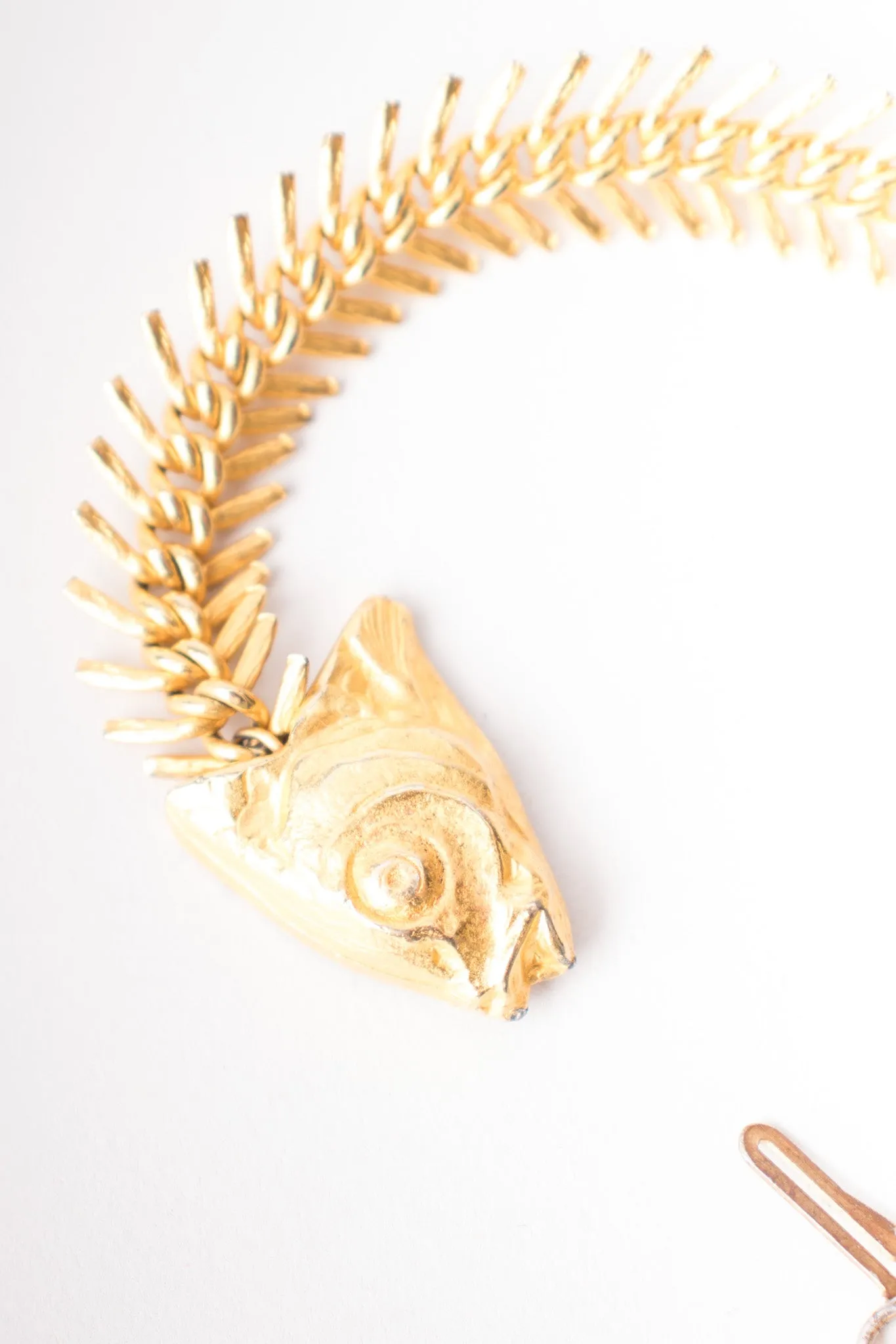 Fish Bone Earrings & Bracelet Set