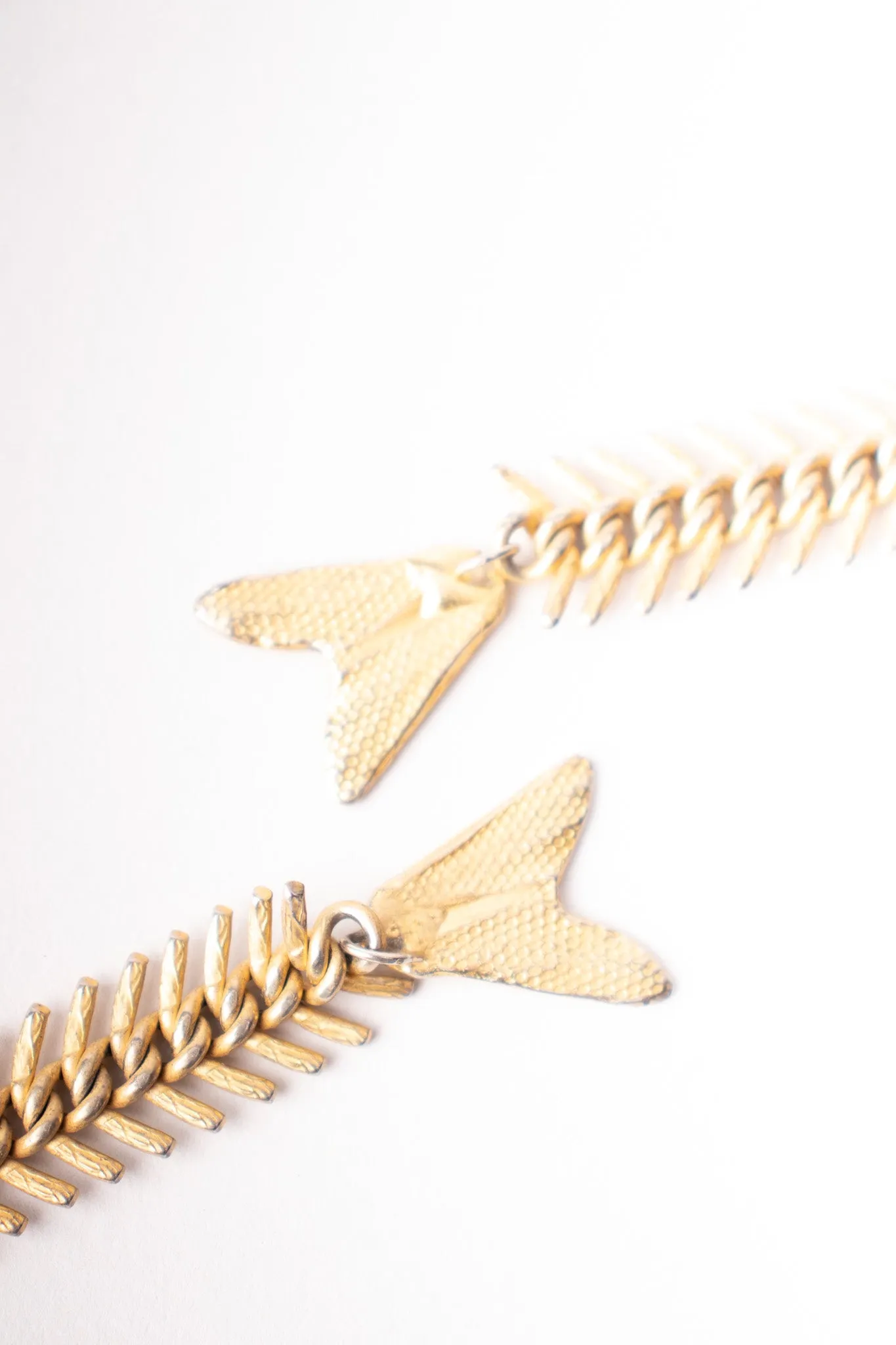 Fish Bone Earrings & Bracelet Set