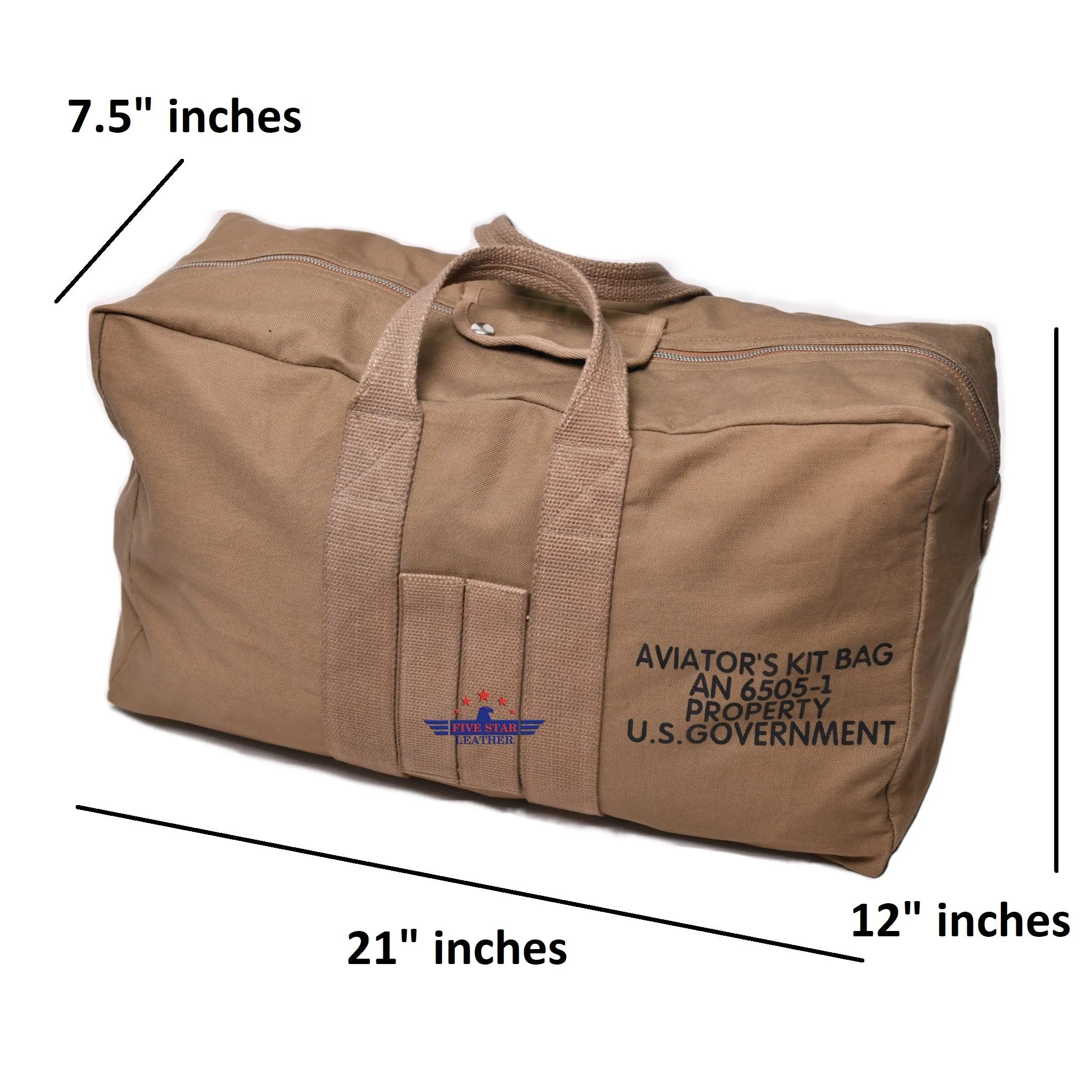 Fivestar Leather Repro USAAF AN-6505-1 AVIATORS KIT BAG