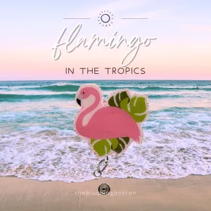 Flamingo In The Tropics - Badge Reel