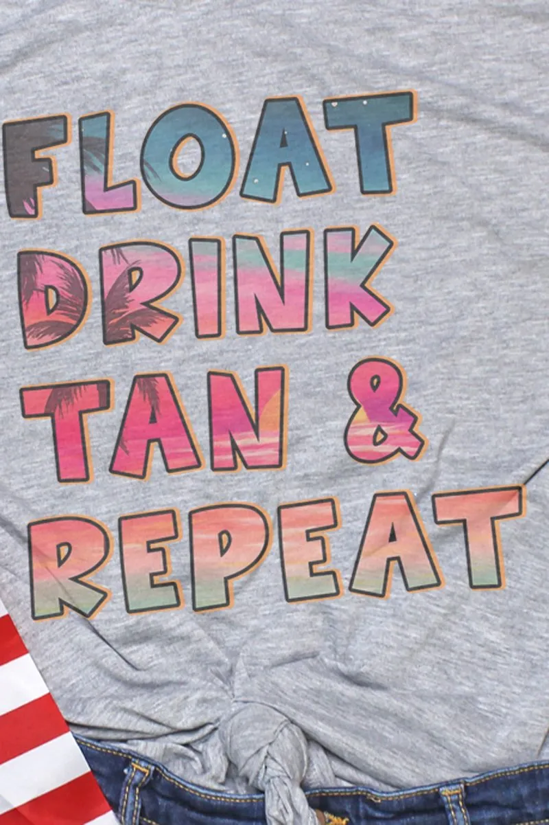 Float Drink Tan Repeat Performance T-Shirt