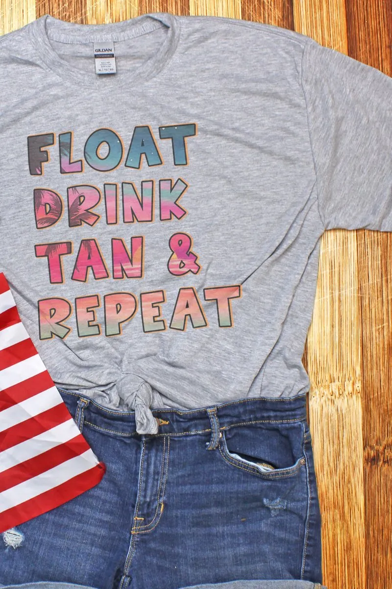 Float Drink Tan Repeat Performance T-Shirt