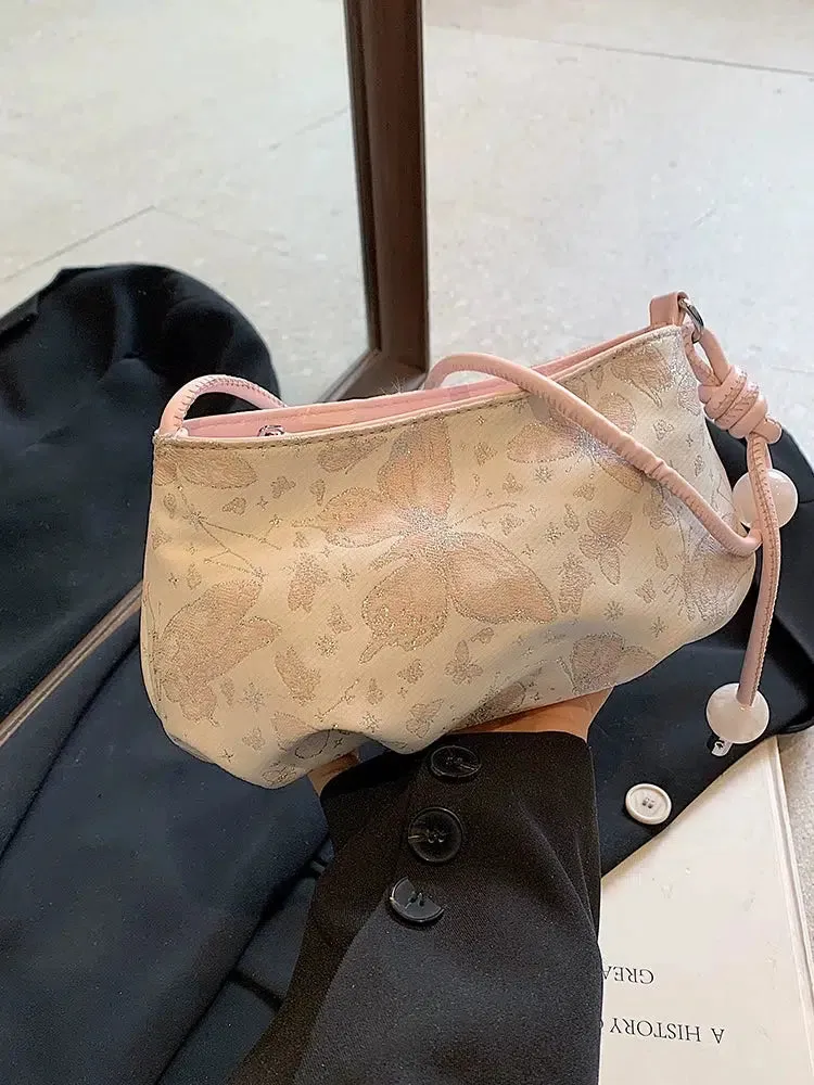 Floral Pattern Shoulder Bag