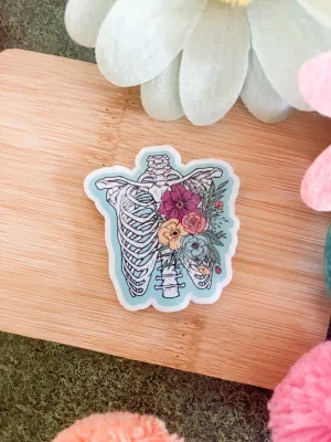 Floral Ribs - Badge Reel