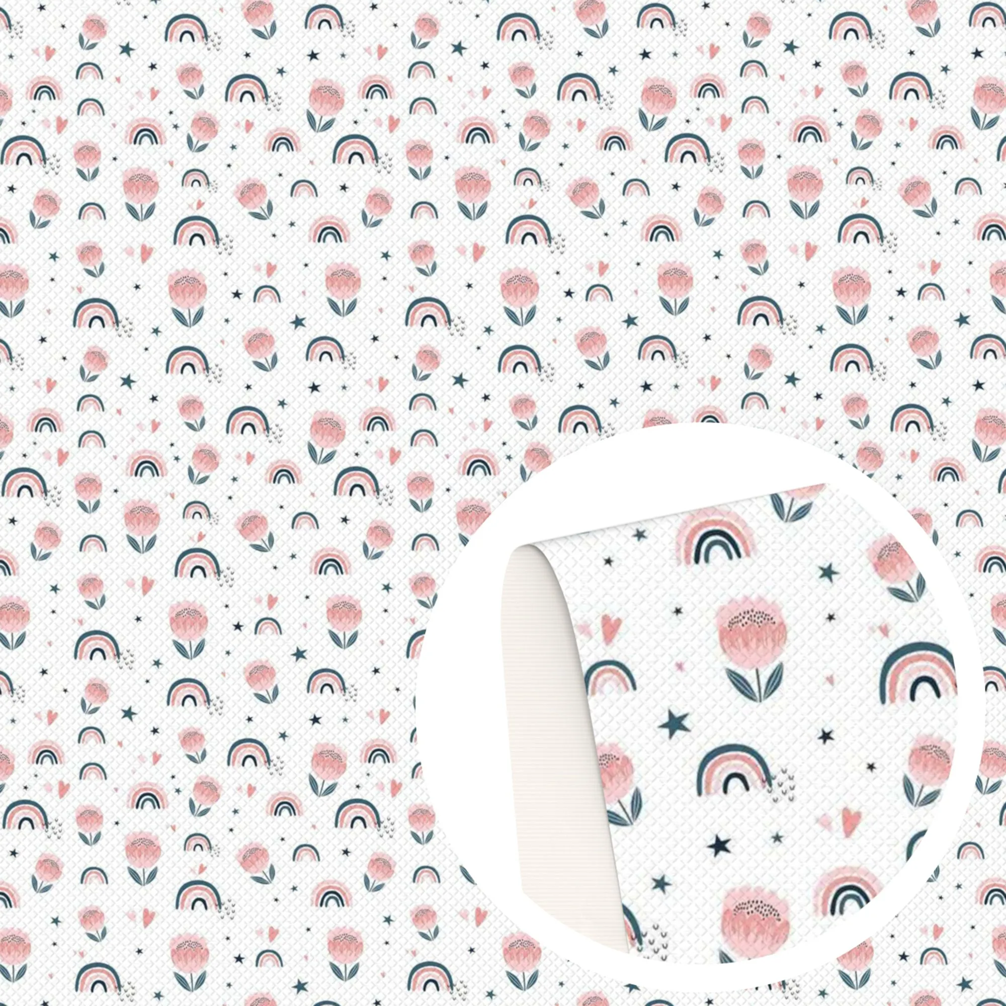 Flower Theme Printed Fabrics