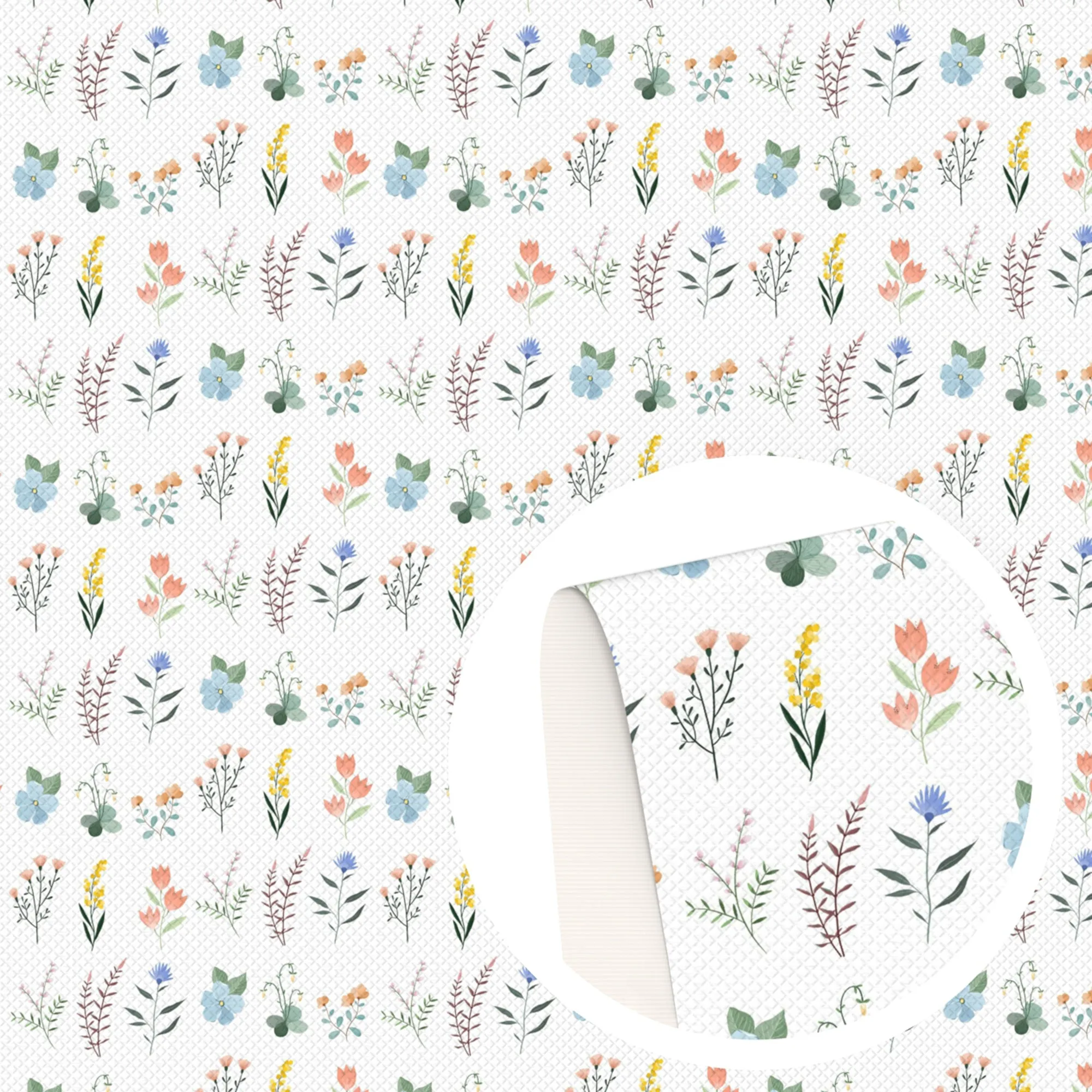 Flower Theme Printed Fabrics