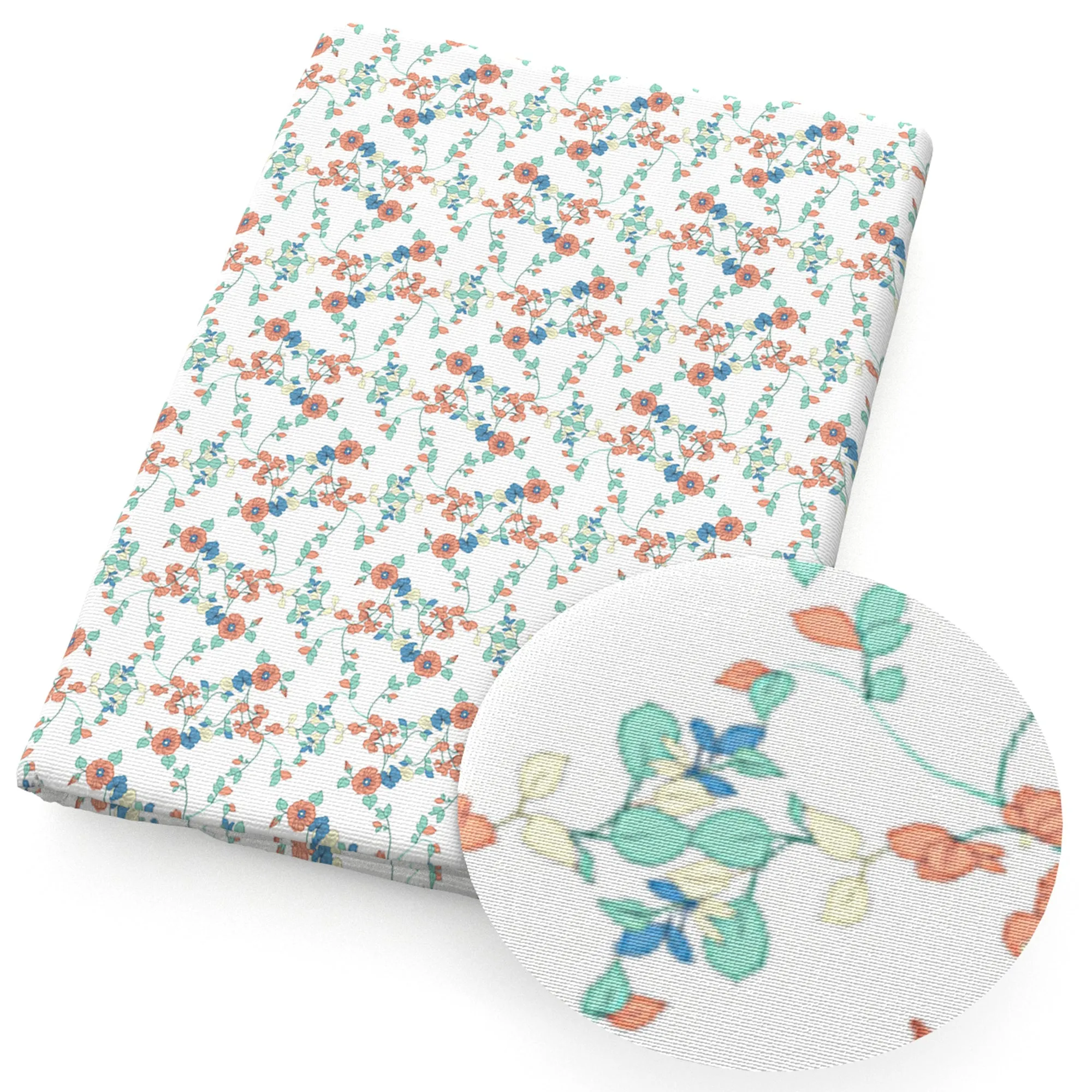 Flower Theme Printed Fabrics