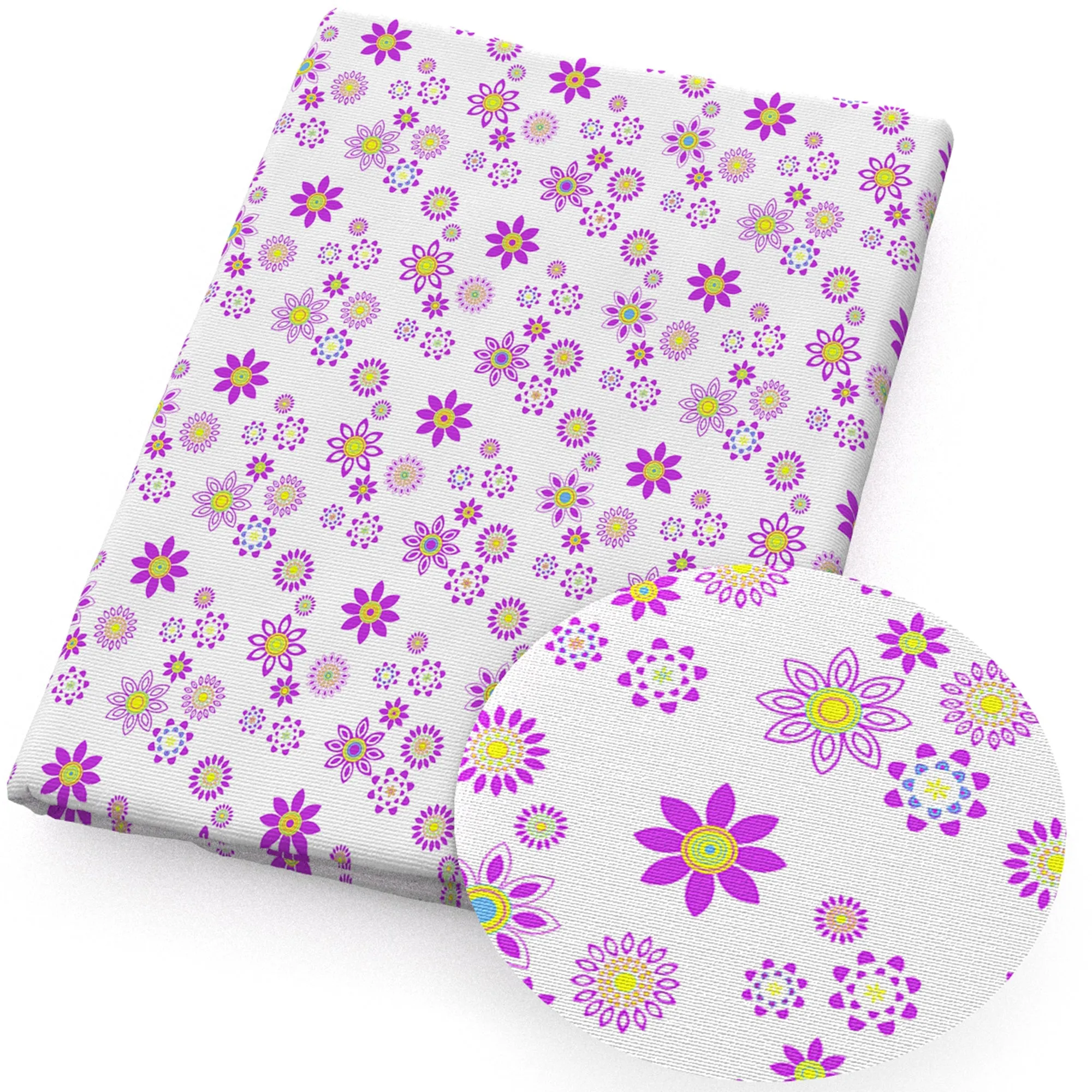 Flower Theme Printed Fabrics