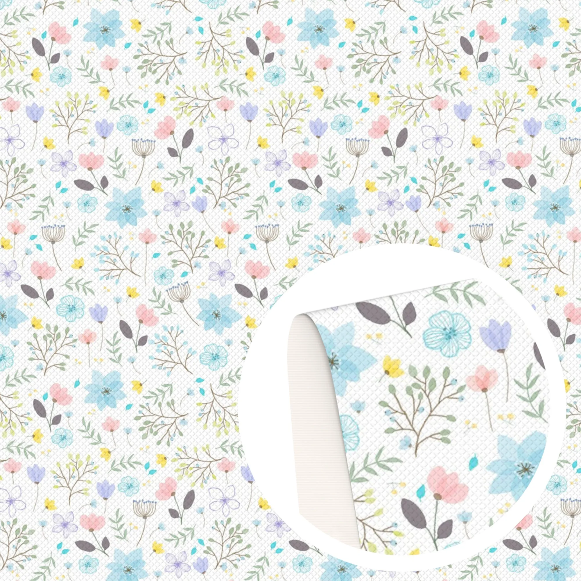 Flower Theme Printed Fabrics