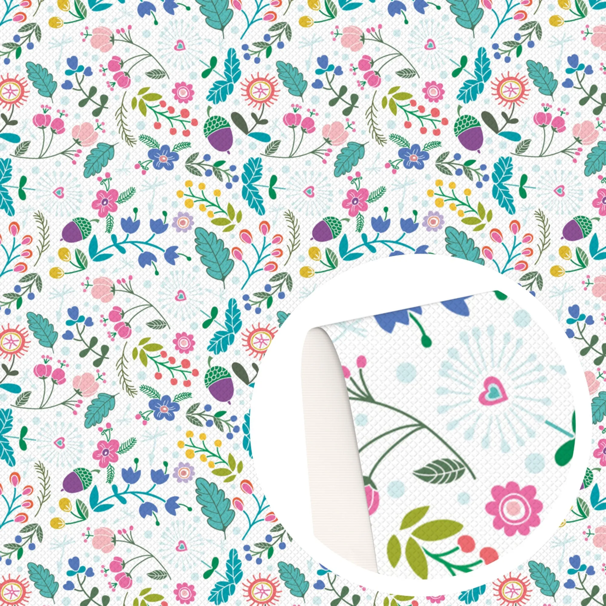 Flower Theme Printed Fabrics