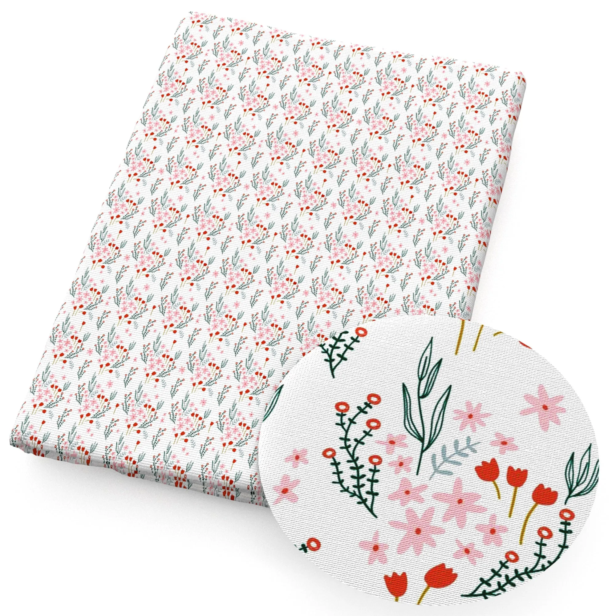 Flower Theme Printed Fabrics