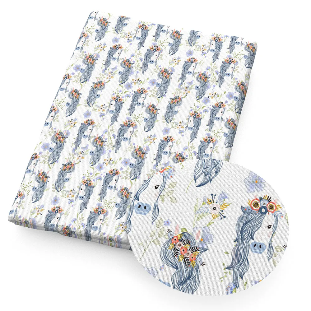 Flower Theme Printed Fabrics