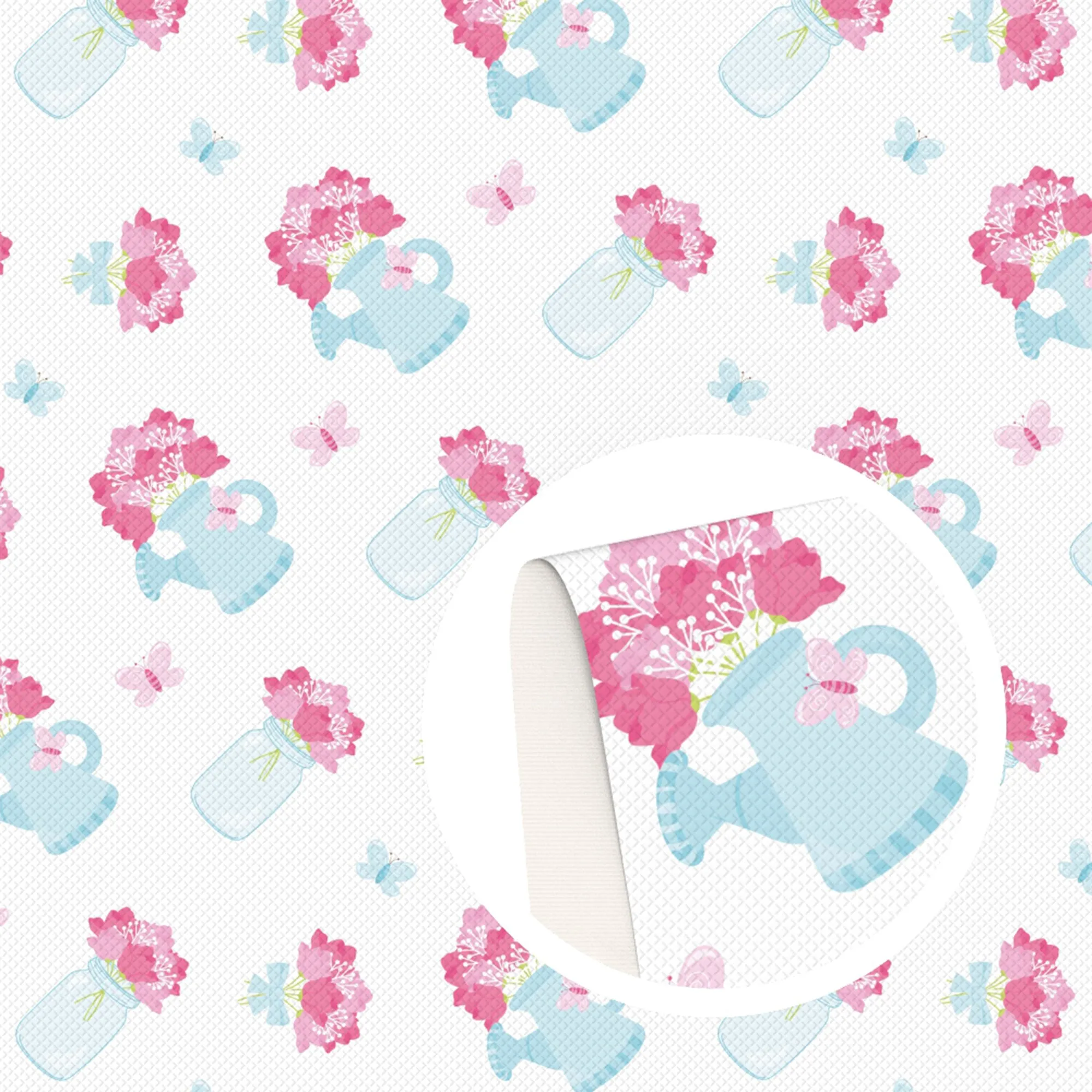 Flower Theme Printed Fabrics