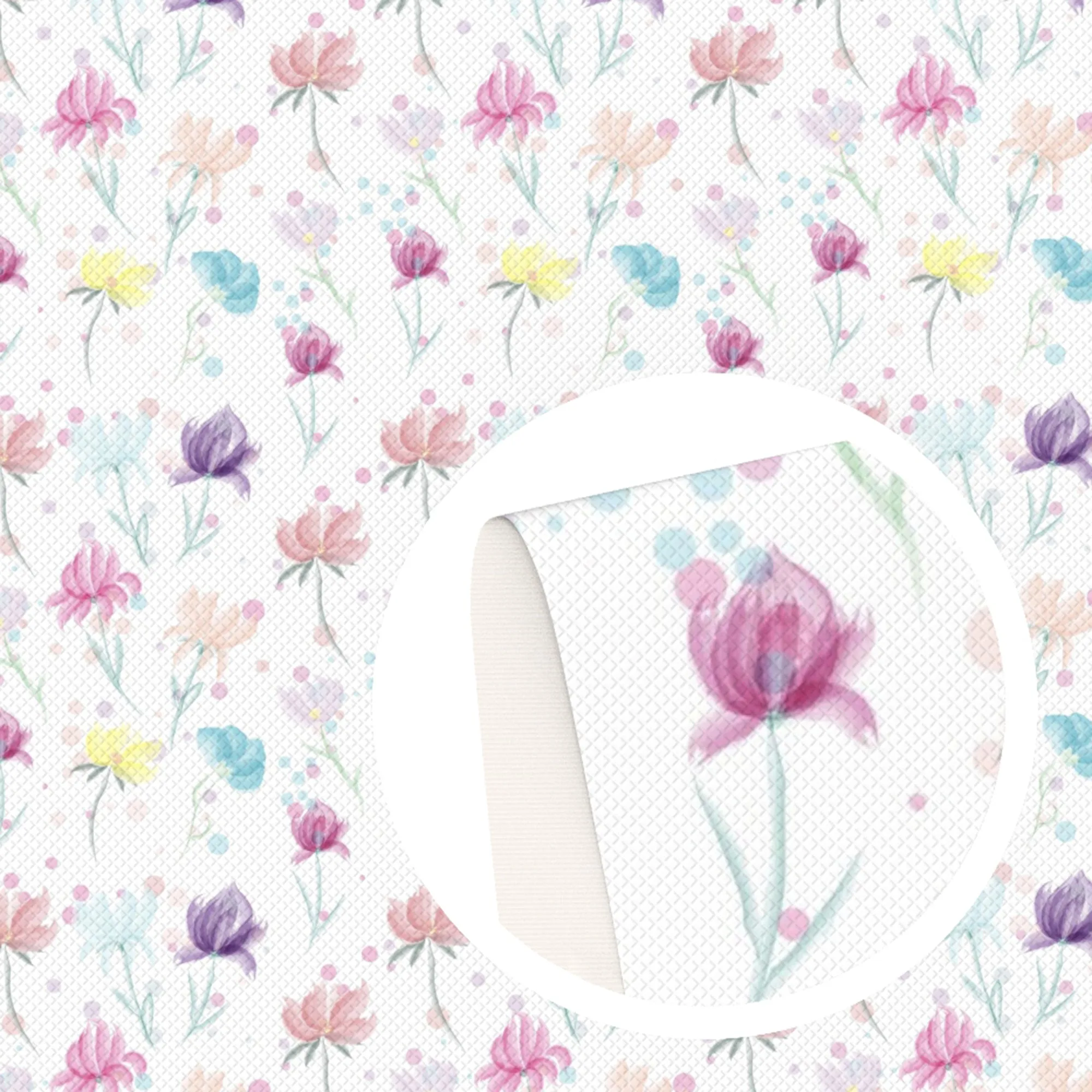 Flower Theme Printed Fabrics