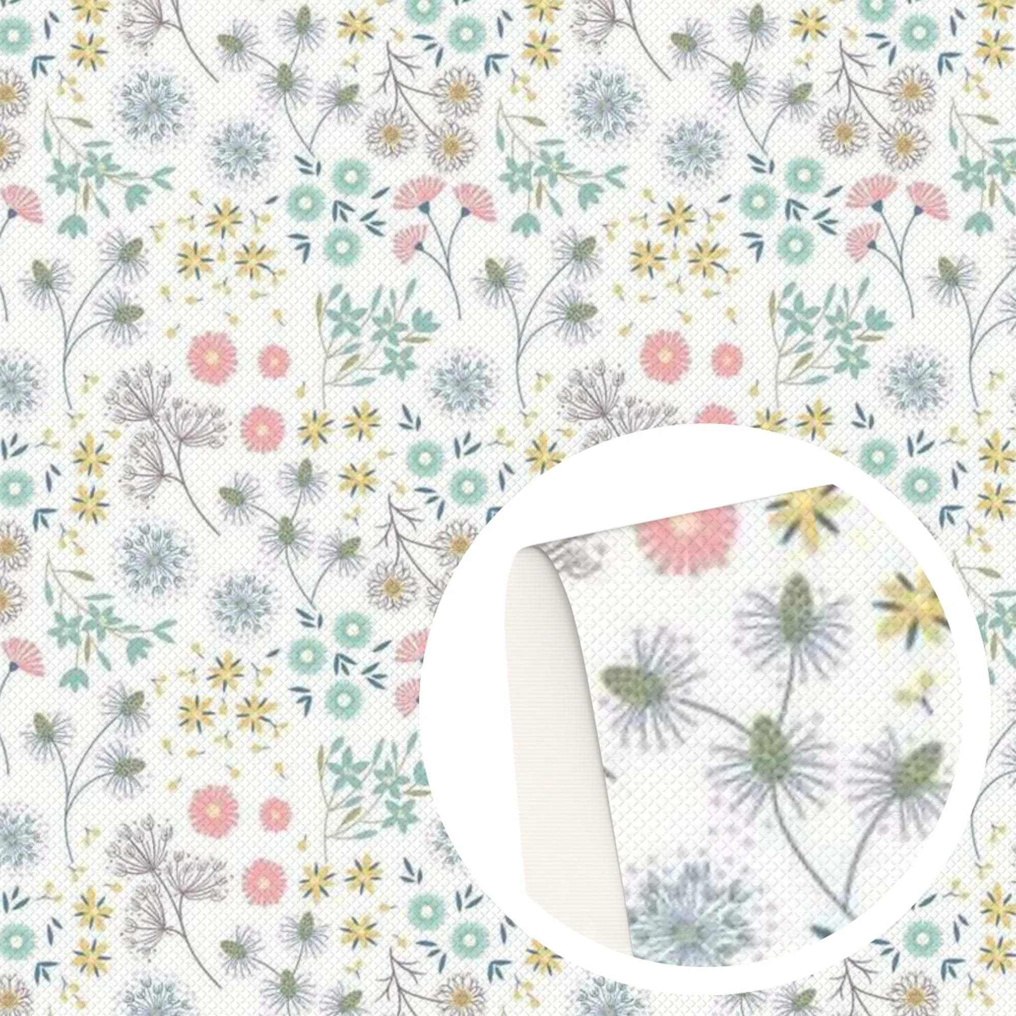 Flower Theme Printed Fabrics