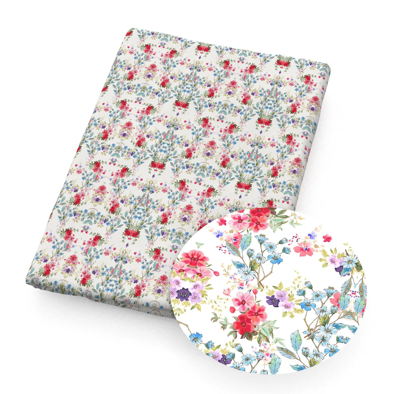 Flower Theme Printed Fabrics
