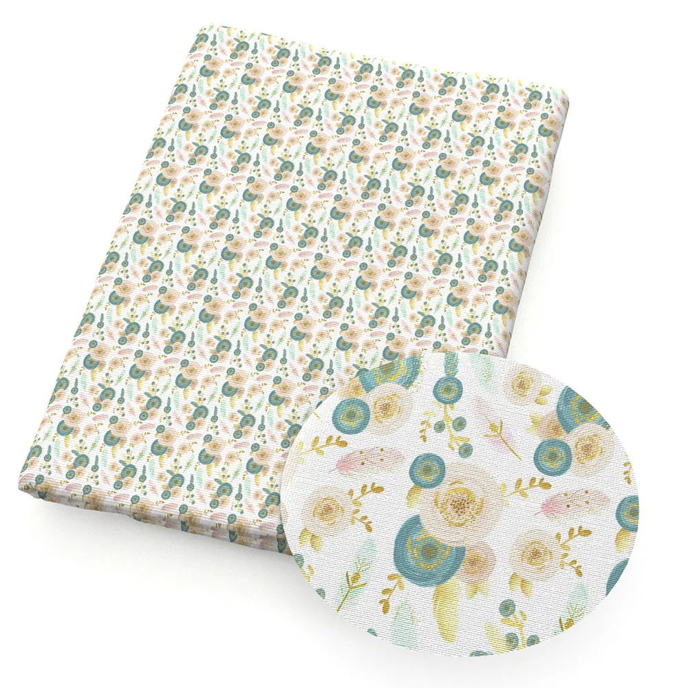 Flower Theme Printed Fabrics