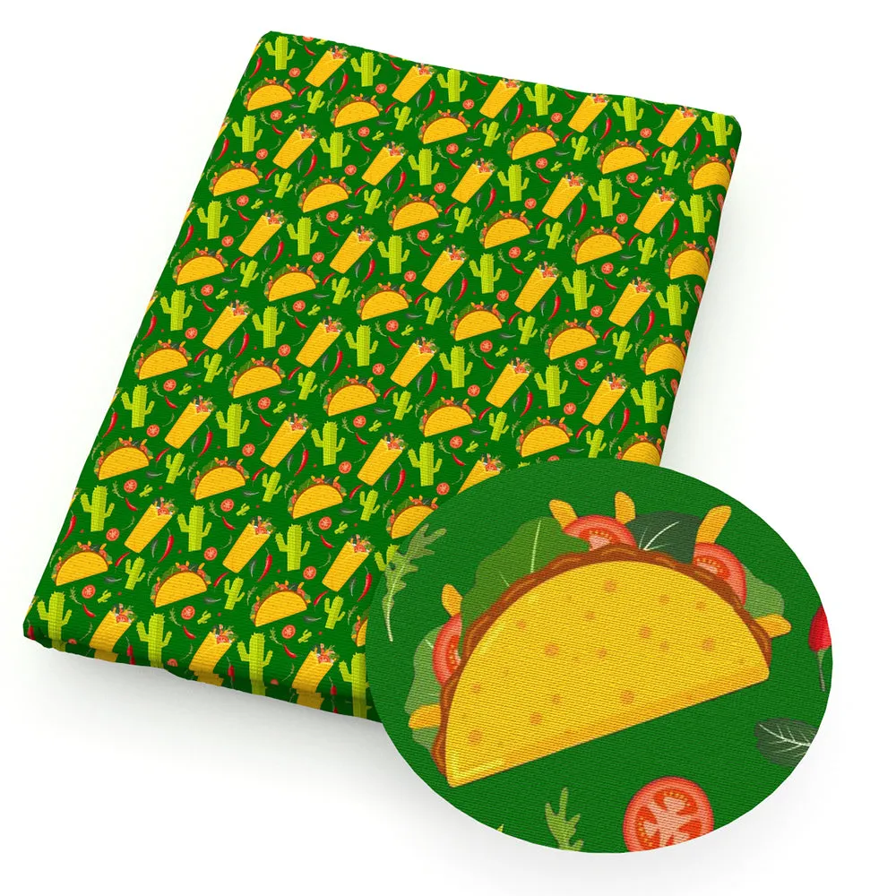 Food Theme Printed Fabric