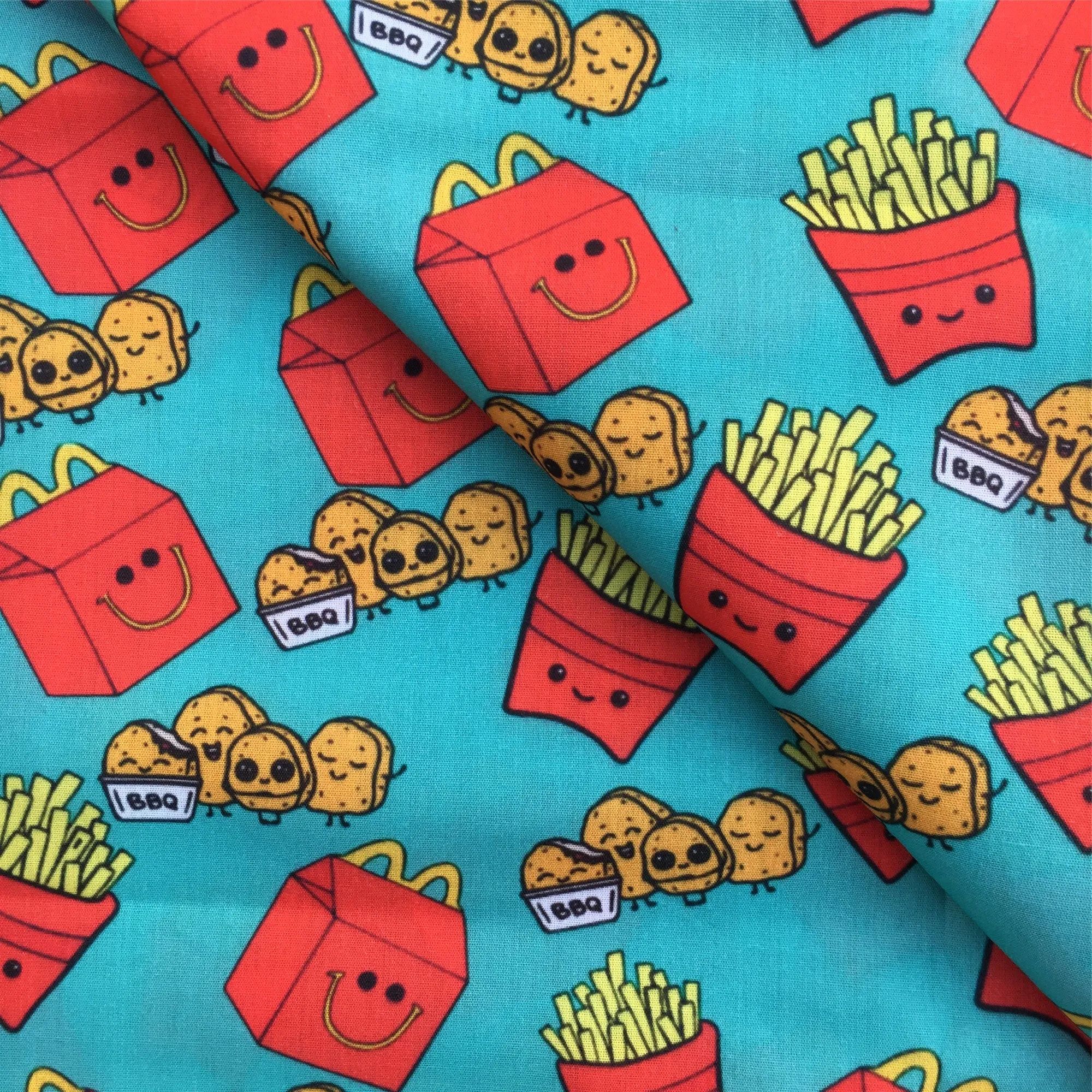 Food Theme Printed Fabric