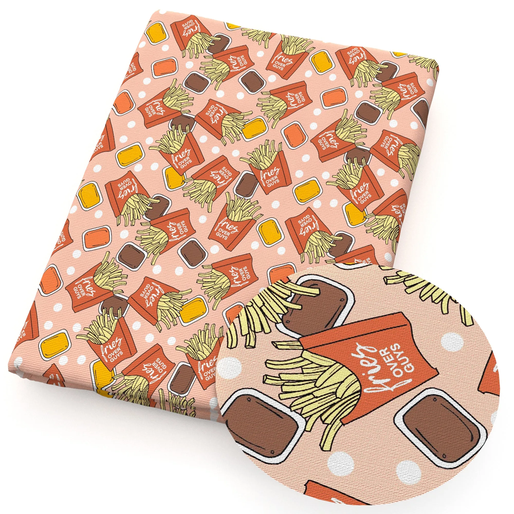 Food Theme Printed Fabric