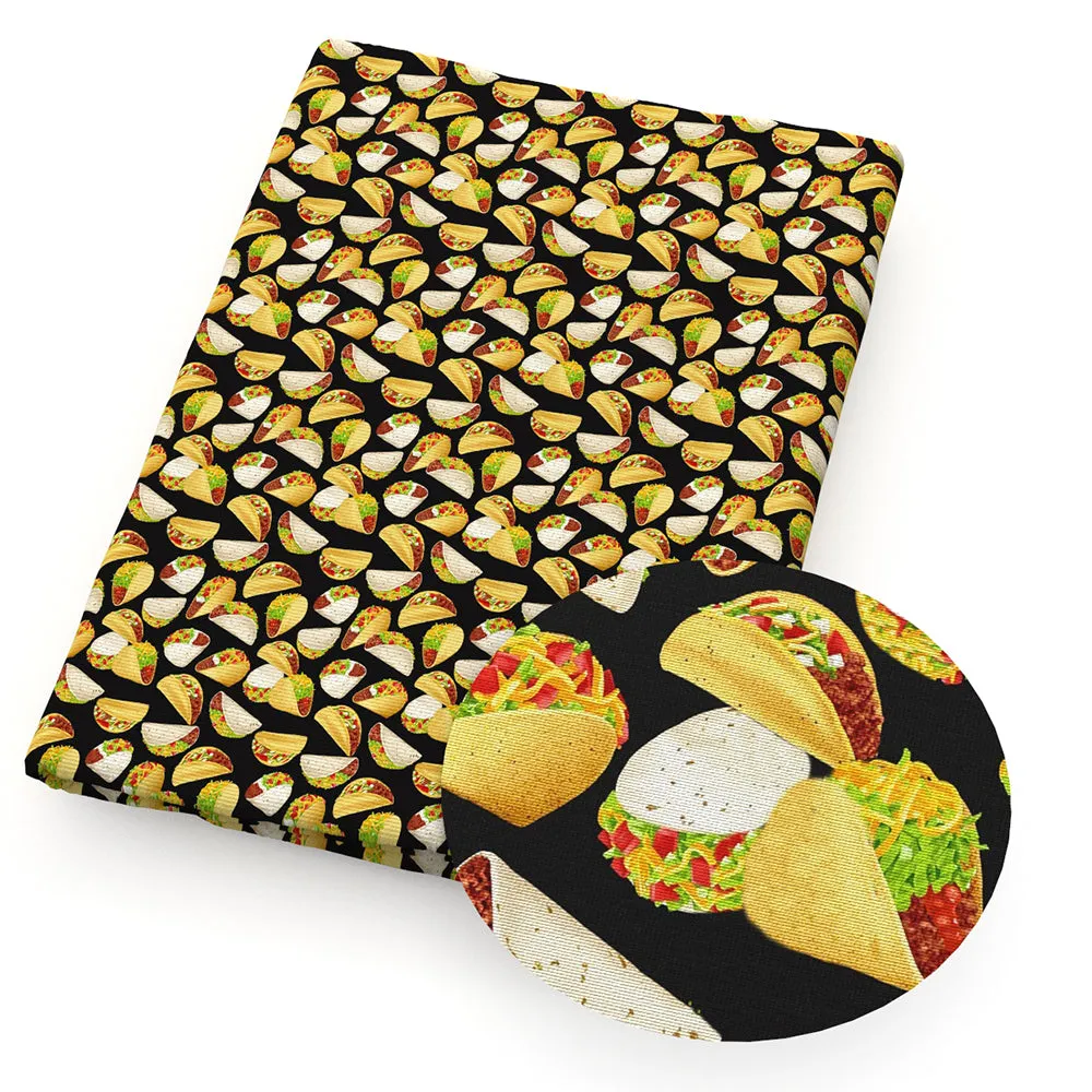 Food Theme Printed Fabric