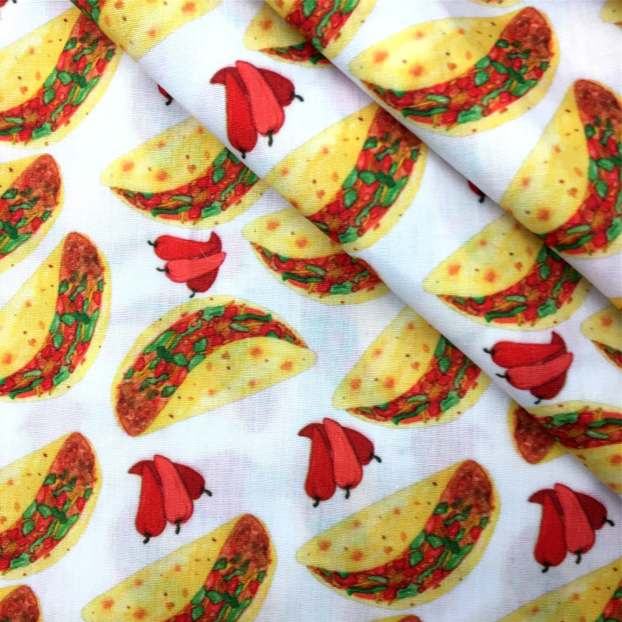Food Theme Printed Fabric
