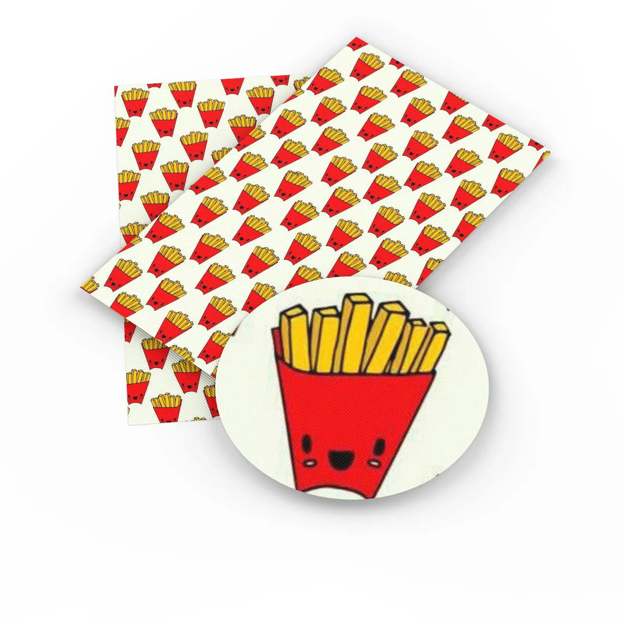 Food Theme Printed Fabric
