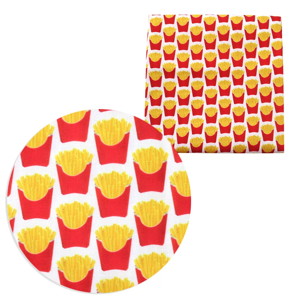 Food Theme Printed Fabric