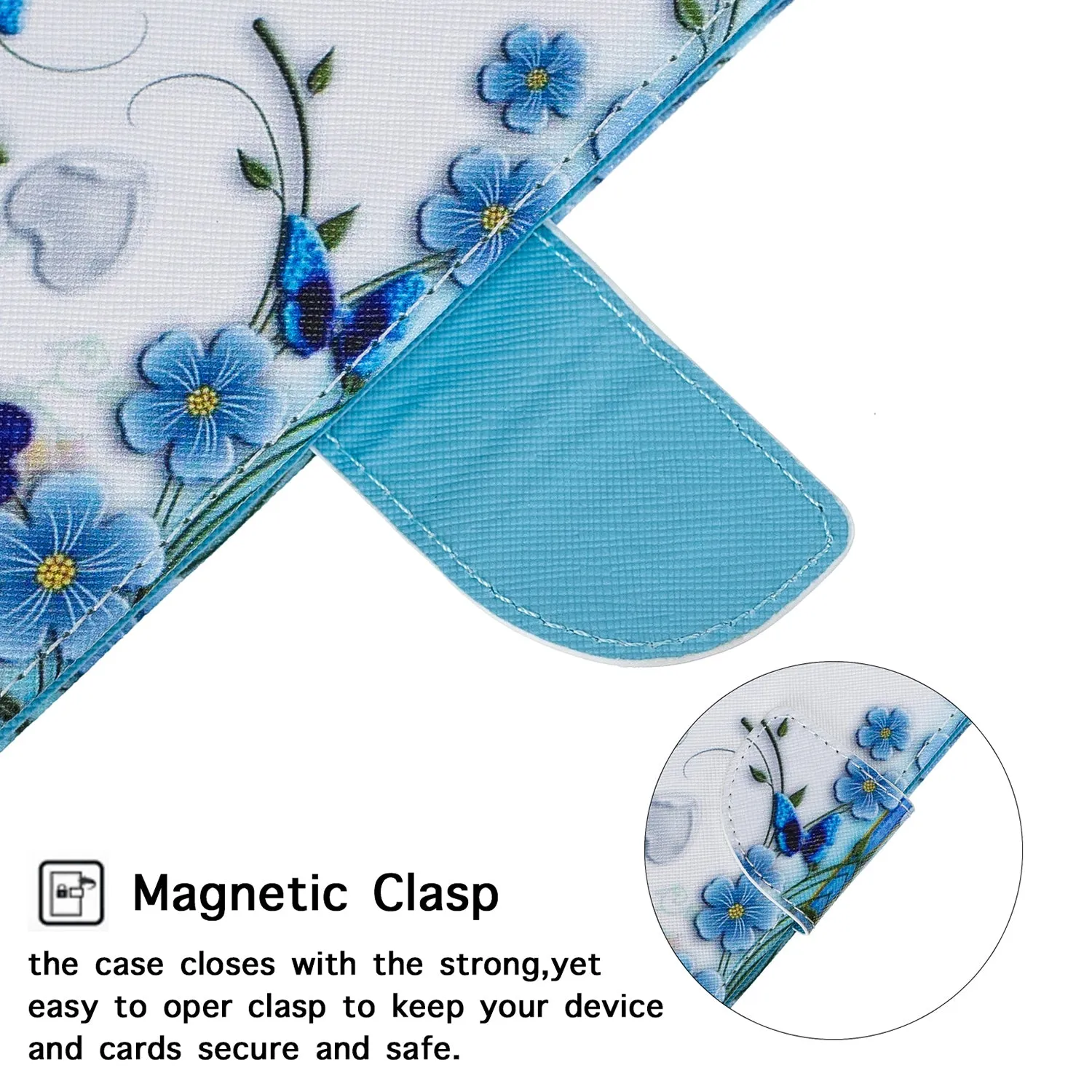 For Redmi Note 8/8 Pro Cellphone Cover Stand Function Wallet Design PU Leather Smartphone Shell Elegant Pattern Printed  Magic butterfly