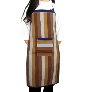 [Fragrant Coffee] Patchwork Chef Works/Art Works Bib Apron with Pocket