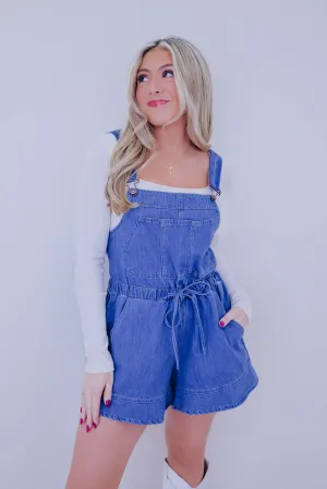 Frilly Femme Ruffle Hem Shortalls