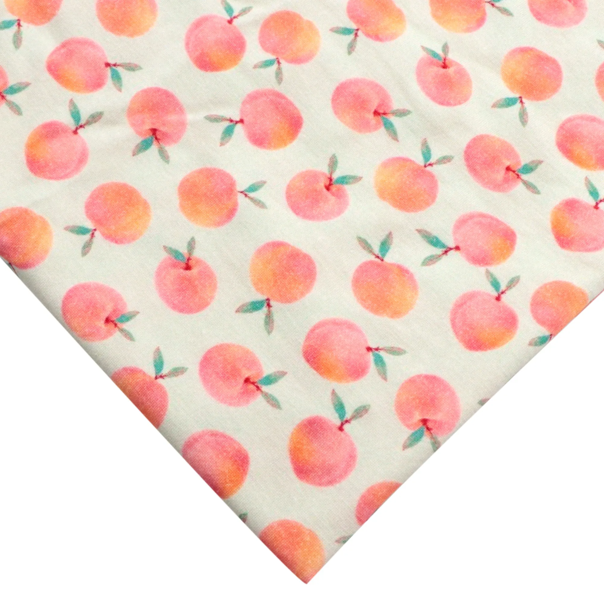 fruit peach pink series printed fabric