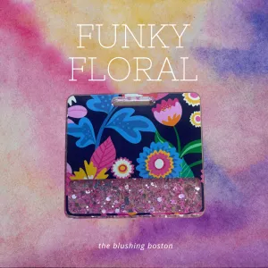 Funky Floral - Badge Buddy