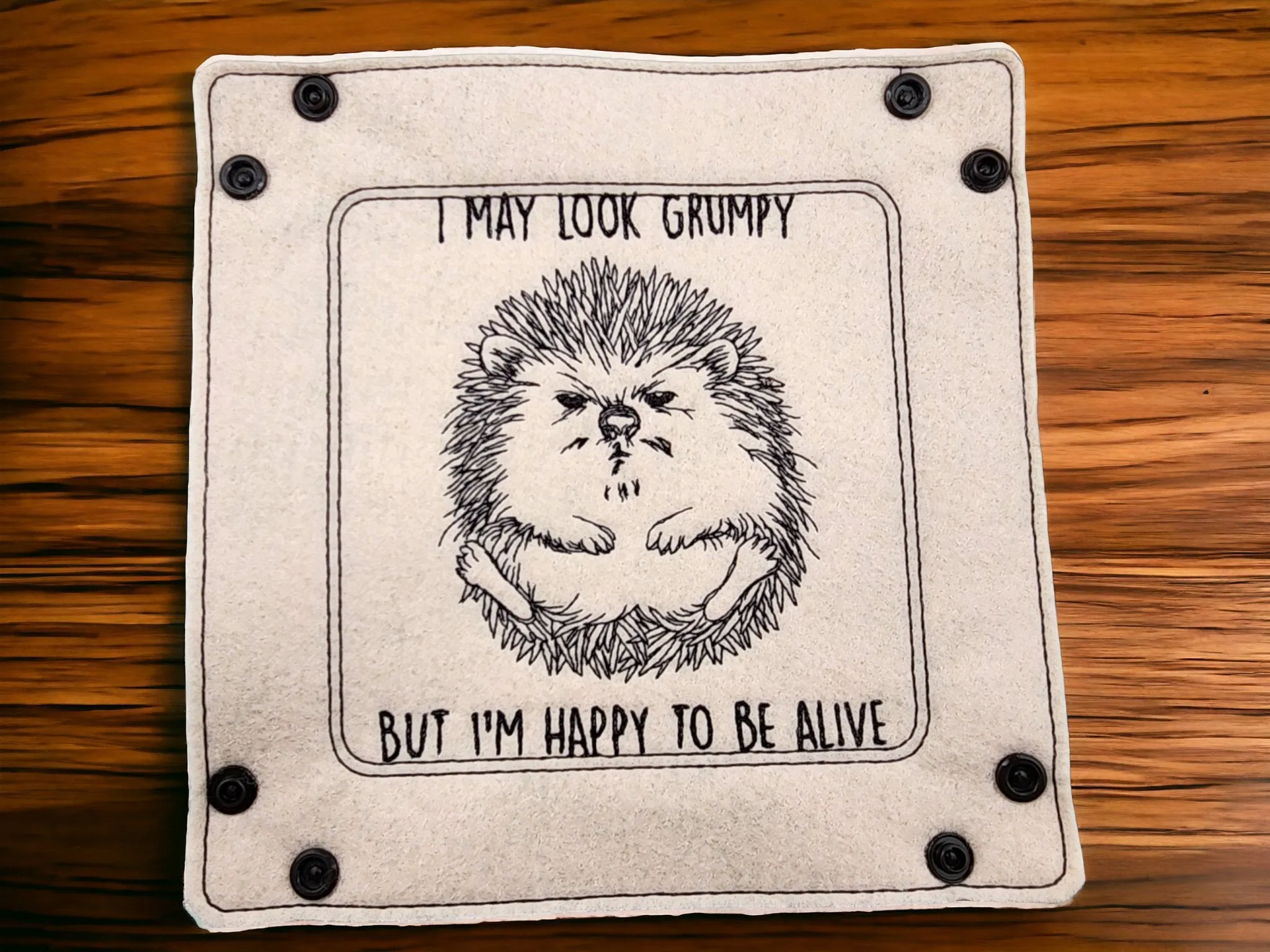 Funny hedgehog dice tray