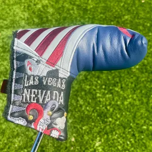 Gallery Release Patchwork Blade Headcover - Vegas/Crowns/USA Bulldog