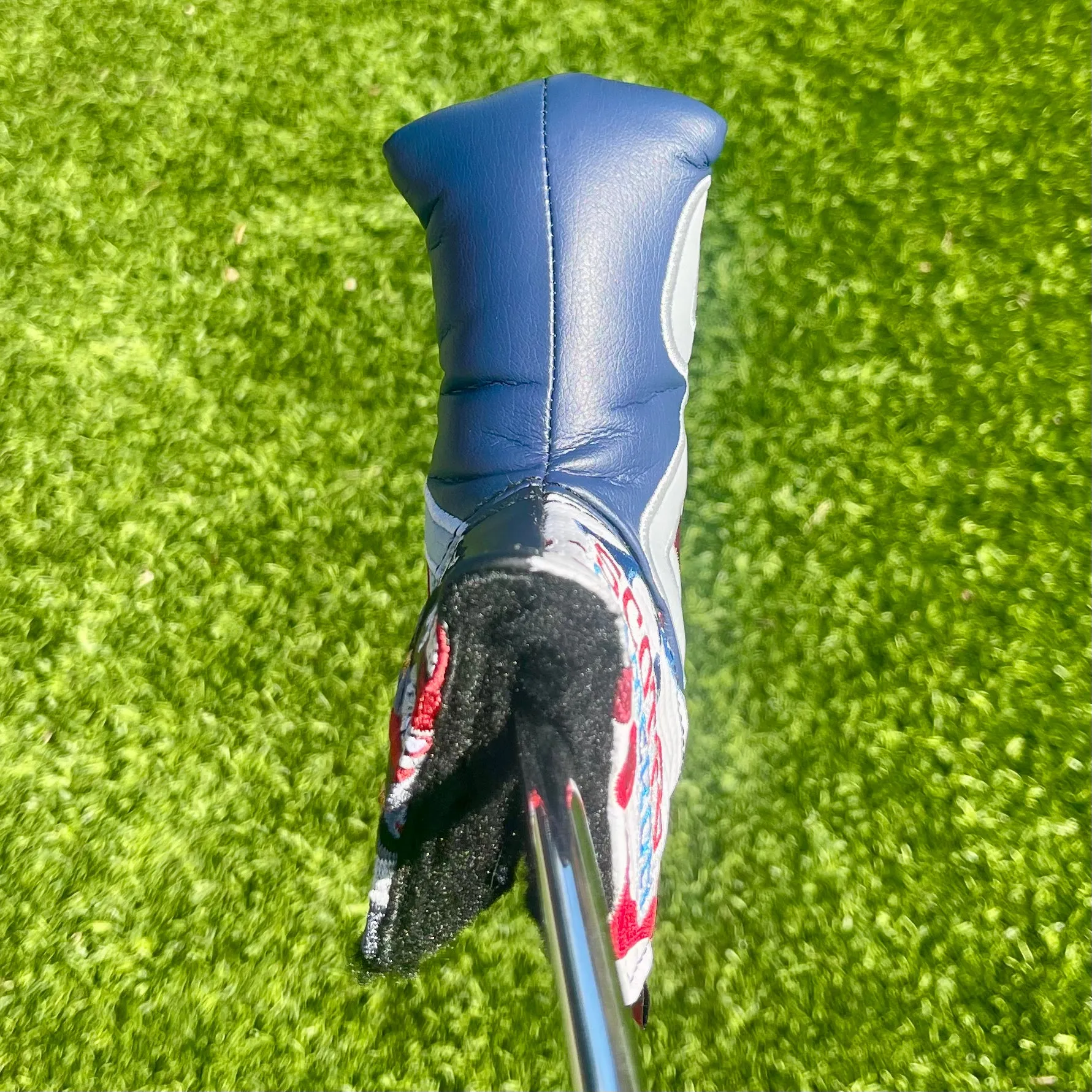 Gallery Release Patchwork Blade Headcover - Vegas/Crowns/USA Bulldog