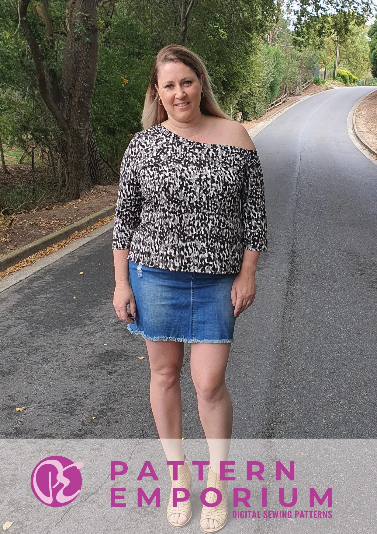 Game On | One-Shoulder Top Sewing Pattern