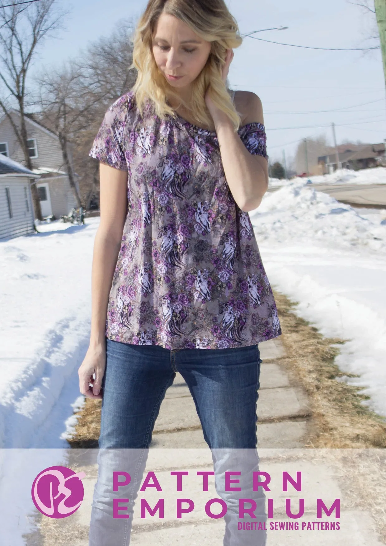 Game On | One-Shoulder Top Sewing Pattern
