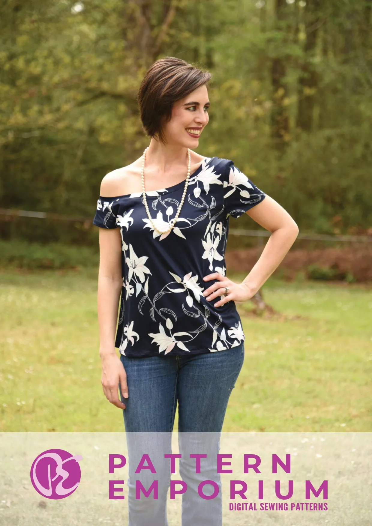 Game On | One-Shoulder Top Sewing Pattern