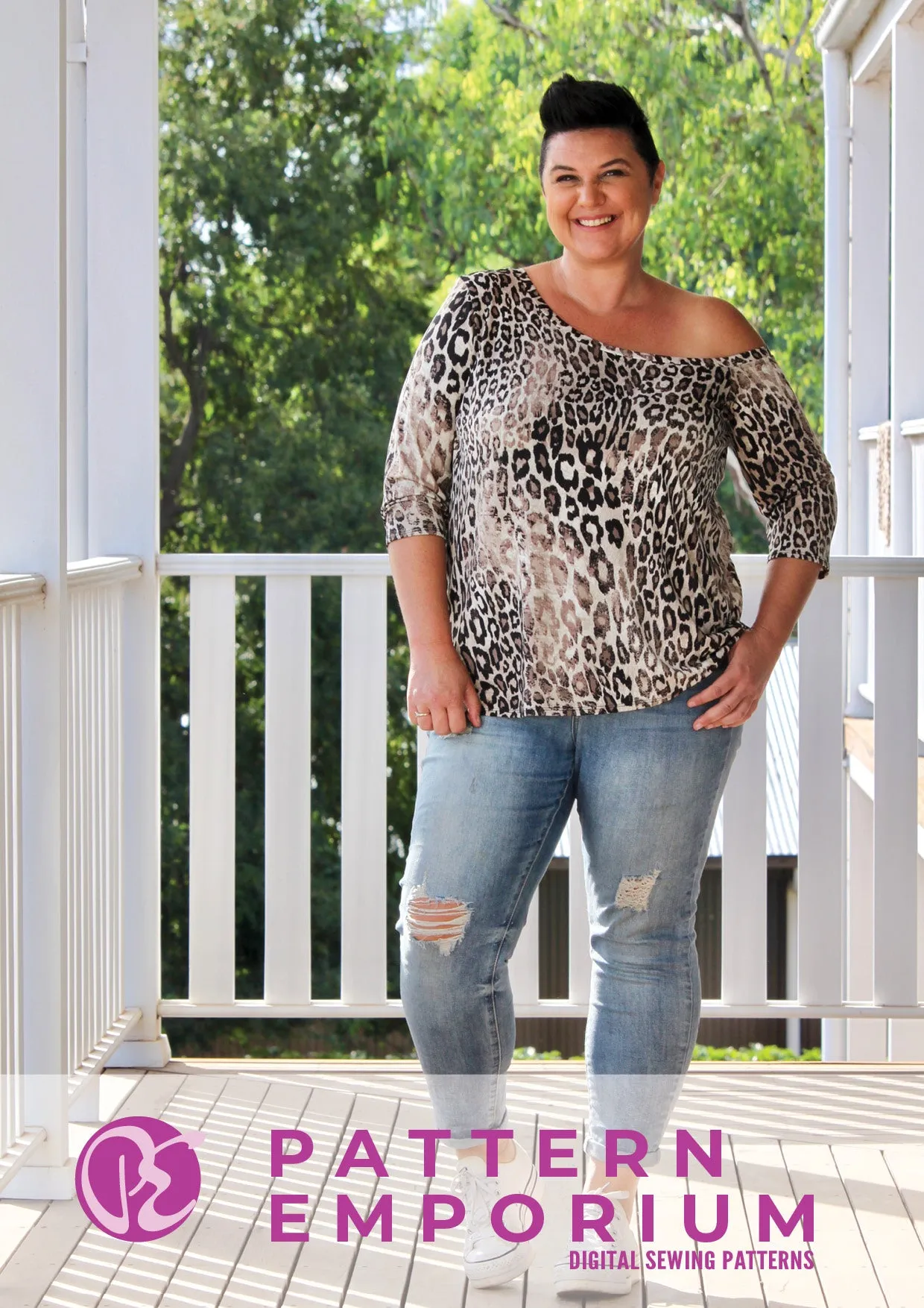 Game On | One-Shoulder Top Sewing Pattern