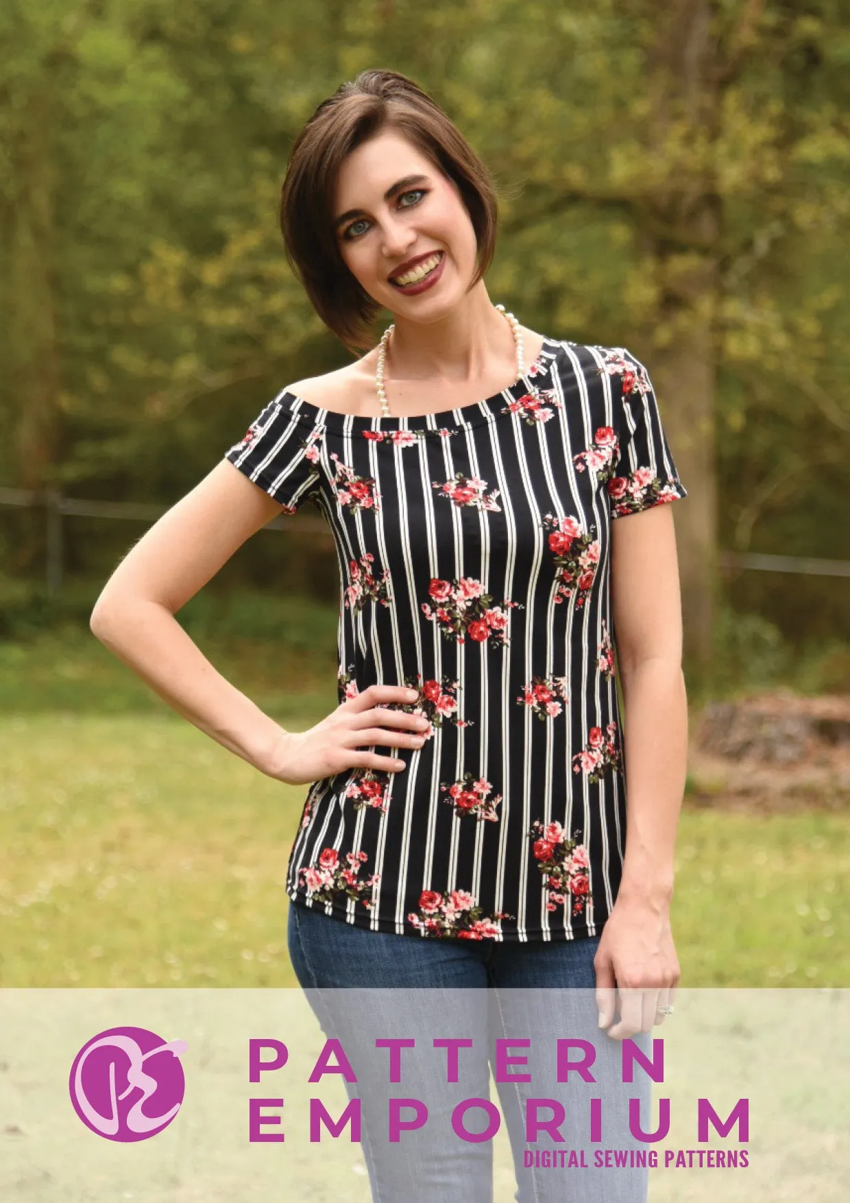 Game On | One-Shoulder Top Sewing Pattern