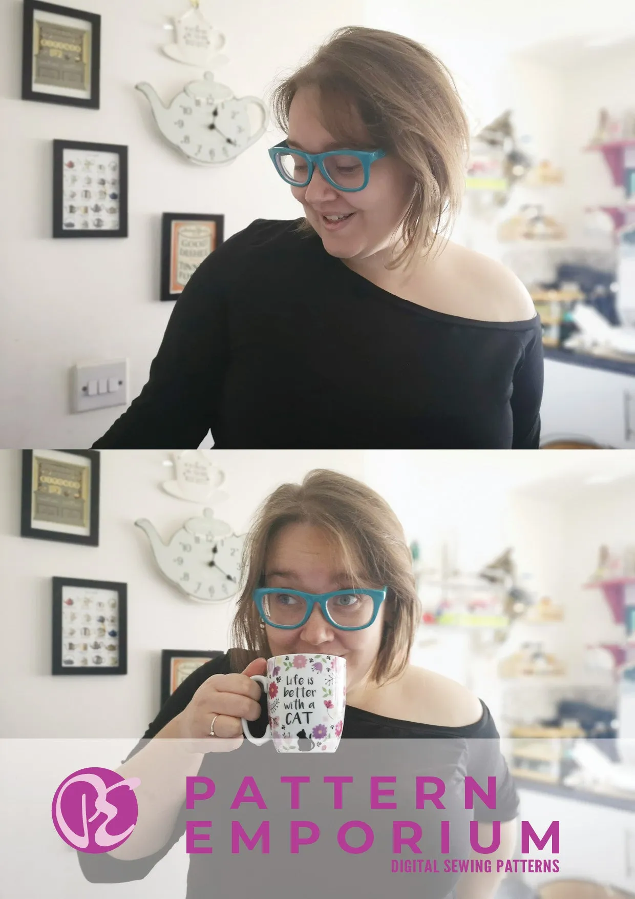 Game On | One-Shoulder Top Sewing Pattern