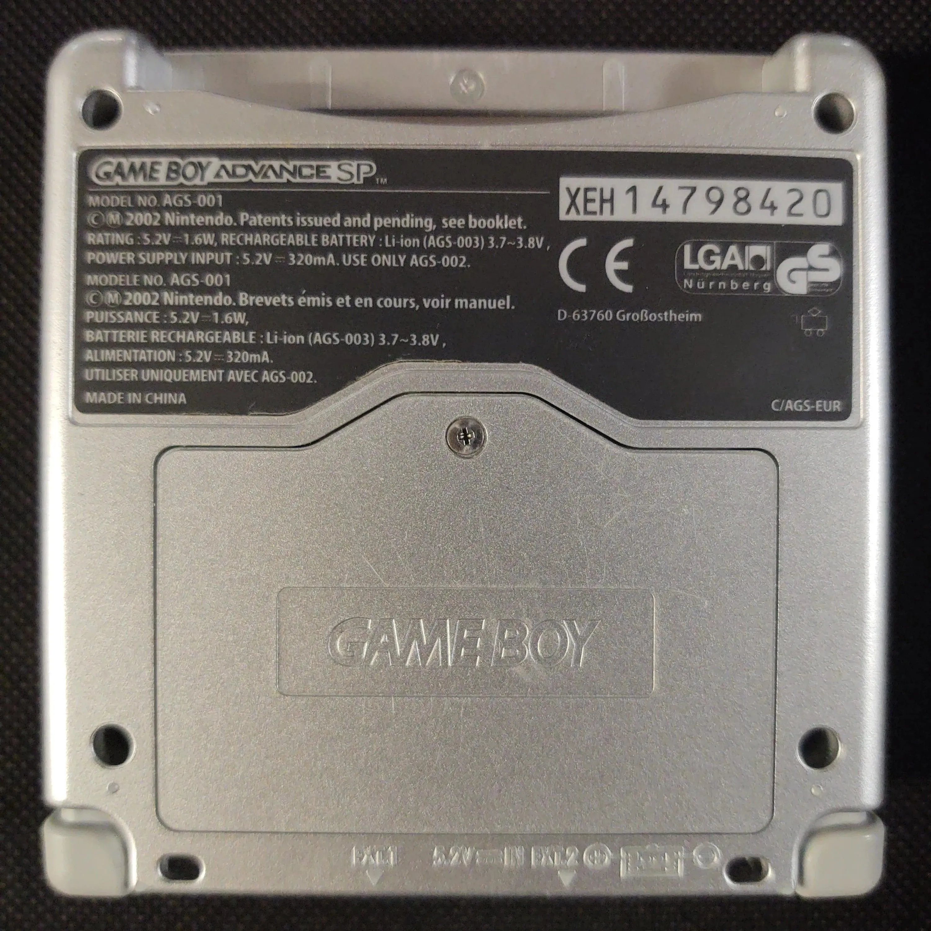 Gameboy Advance SP 001 konsol (Tribal)